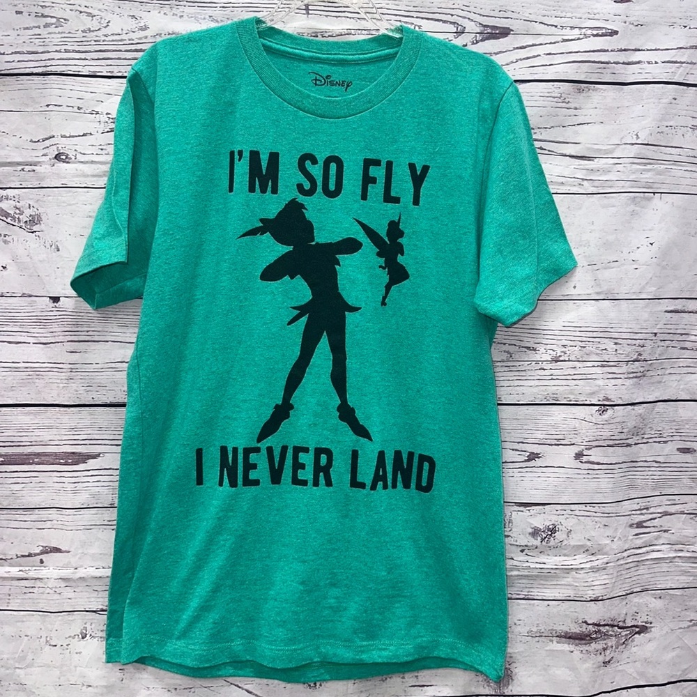 Disney Mens “I’m so Fly I Never Land” Shirt Size Small